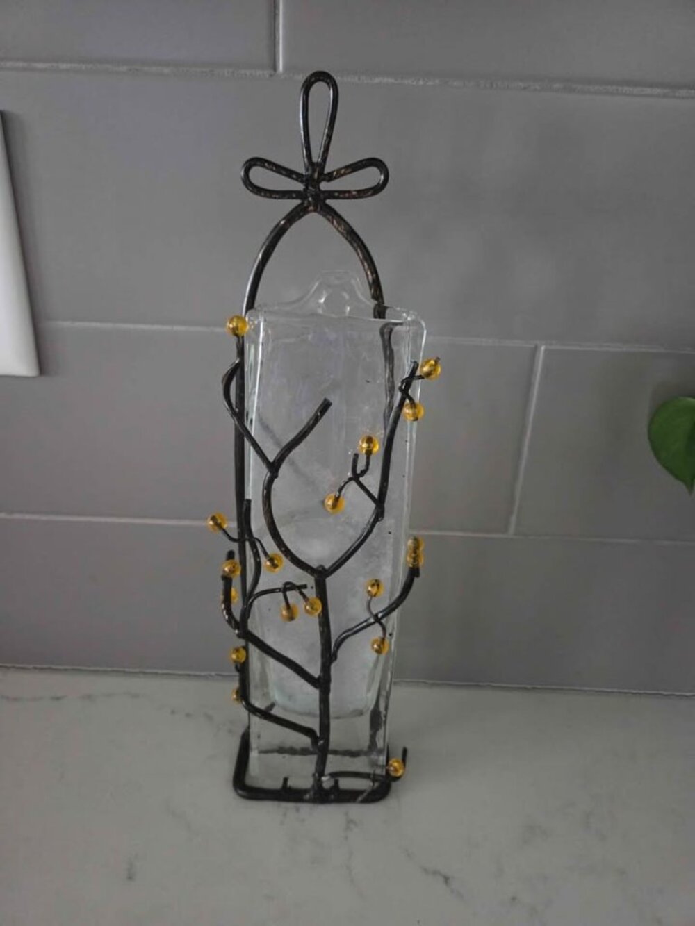 Art Nouveau style bud vase
